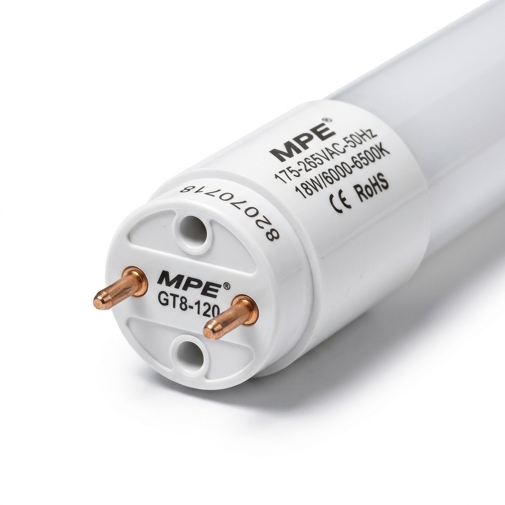 Bóng đèn LED Tube T8 thủy tinh MPE GT8-120 (18W - 1.2m)