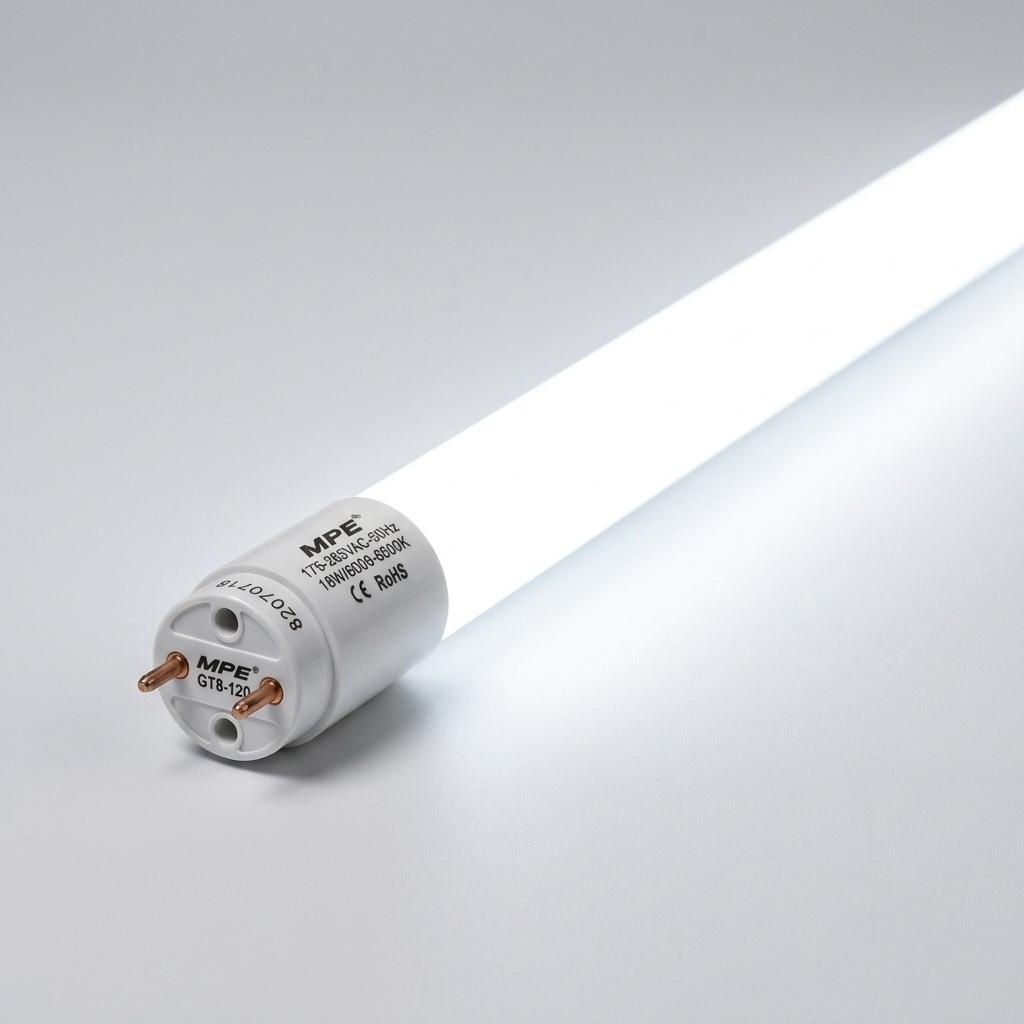 Bóng đèn LED Tube T8 thủy tinh MPE GT8-120 (18W - 1.2m)