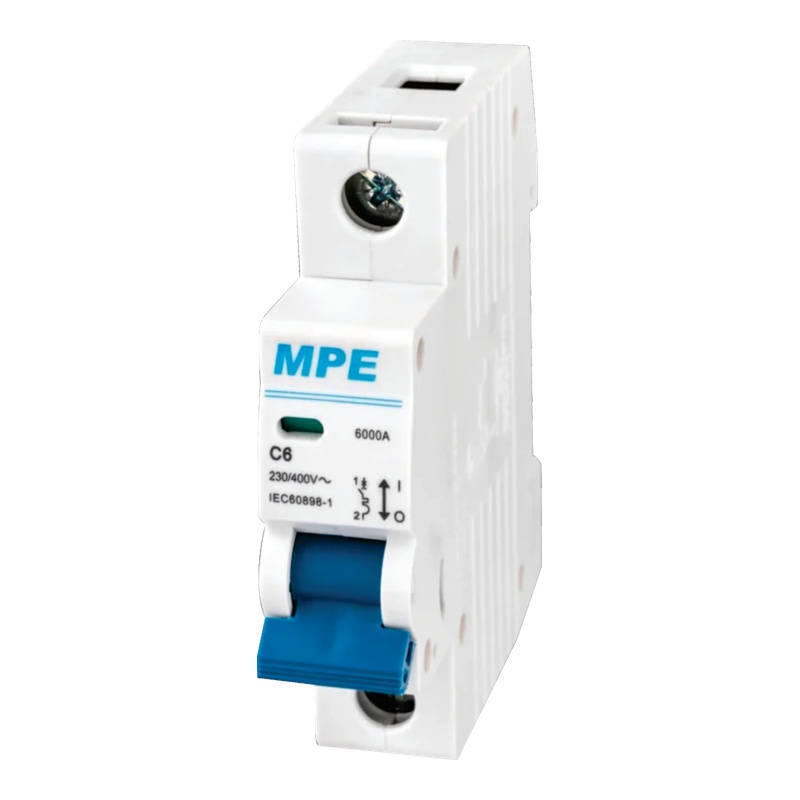 Aptomat tép MCB 1P MPE (Dòng MP4 & MP6)